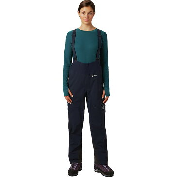 (取寄)マウンテンハードウェア プロ ビブ パンツ - レディース Mountain Hardwear Exposure/2 GORE-TEX Pro Bib Pant - Women's Dark Zinc