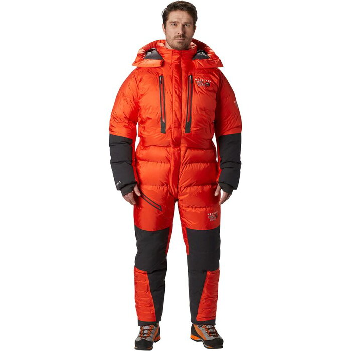 (取寄)マウンテンハードウェア アブソリュート ゼロ ダウン スーツ - メンズ Mountain Hardwear Absolute Zero Down Suit - Men's State Orange