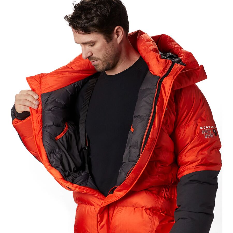 (取寄)マウンテンハードウェア アブソリュート ゼロ ダウン スーツ - メンズ Mountain Hardwear Absolute Zero Down Suit - Men's State Orange