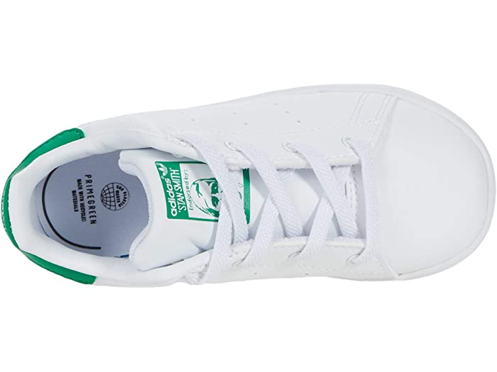 (取寄)アディダス オリジナルス キッズ スタン スミス EL アイ (トドラー) adidas Originals Kids Stan Smith EL I (Toddler) White/White/Green