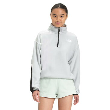 (取寄)ノースフェイス レディース TKA カタカ 1/4 ジップ フリース トップ The North Face Women's TKA Kataka 1/4 Zip Fleece Top Tin Grey