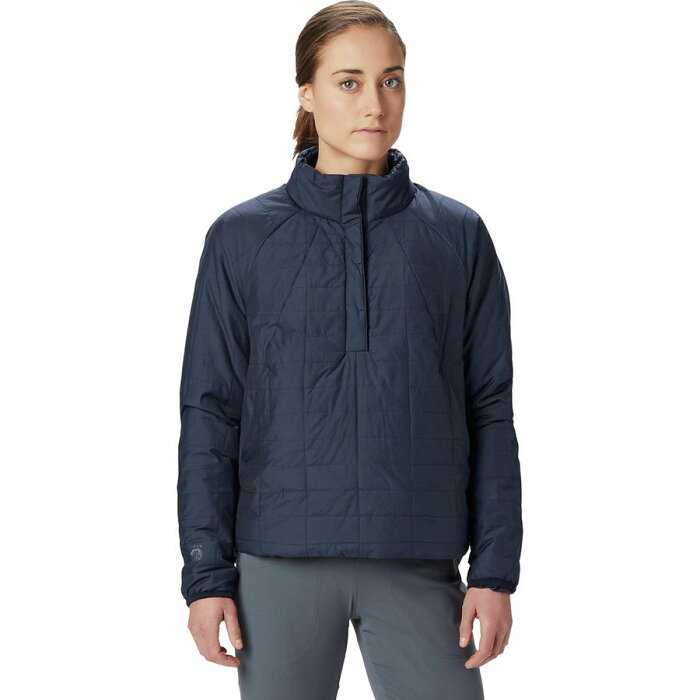 (取寄)マウンテンハードウェア レディース スカイラブ インサレーテッド プルオーバー - ウィメンズ Mountain Hardwear Women's Skylab Insulated Pullover - Women's Dark Zinc