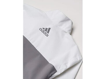 (取寄)アディダス キッズ レイン ジャケット (リトル キッズ/ビッグ キッズ) adidas Golf Kids Provisional Rain Jacket (Little Kids/Big Kids) White