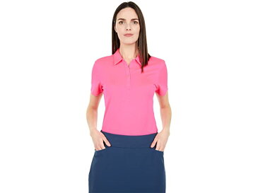 (取寄)アディダス レディース トーナメント プライムグリーン ポロ シャツ adidas Golf Women's Tournament Primegreen Polo Shirt Pink