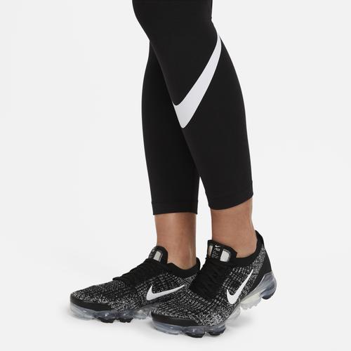 (取寄)ナイキレディースNSWエッセンシャルミッドライズスウッシュレギンスNikeWomen'sNSWEssentialMidRiseSwooshLeggingBlackWhite