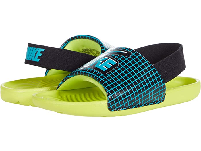 (取寄)ナイキ ボーイズ キッズ カワ スライド (インファント/トドラー) Nike Boy's Kids Kawa Slide (Infant/Toddler) Black/Aquamarine/Cyber/Black