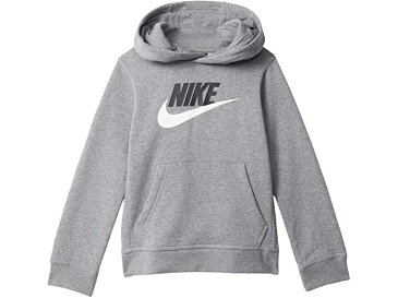 (取寄)ナイキ ボーイズ キッズ スポーツウェア クラブ + HBR プルオーバー (ビッグ キッズ) Nike Boy's Kids Sportswear Club + HBR Pullover (Big Kids) Carbon Heather