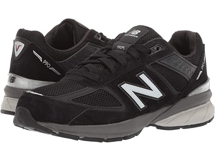 【1000円OFFクーポン〜11/11 1:59】(取寄)ニューバランス キッズ 990v5 ラウンチ (ビッグ キッズ) New Balance Kids 990v5 Launch (Big Kid) Black