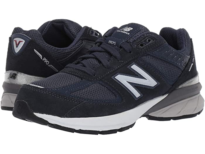 【1000円OFFクーポン〜11/11 1:59】(取寄)ニューバランス キッズ 990v5 ラウンチ (ビッグ キッズ) New Balance Kids 990v5 Launch (Big Kid) Navy