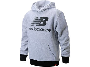 (取寄)ニューバランス ボーイズ キッズ コア プルオーバー フーディ (ビッグ キッズ) New Balance Boy's Kids Core Pullover Hoodie (Big Kids) Gray Heather