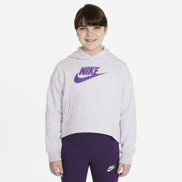 (取寄)ナイキ ガールズ HBR クラブ フリース フーディ - ガールズ グレード スクール Nike Girls HBR Club Fleece Hoodie - Girls' Grade School Purple Chalk Heather Wild Berry