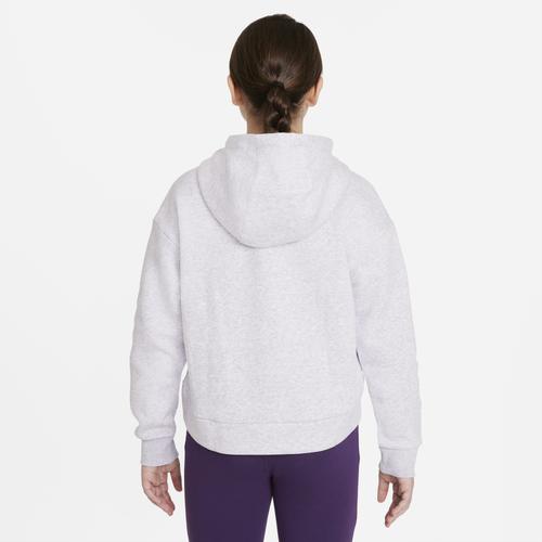 (取寄)ナイキ ガールズ HBR クラブ フリース フーディ - ガールズ グレード スクール Nike Girls HBR Club Fleece Hoodie - Girls' Grade School Purple Chalk Heather Wild Berry