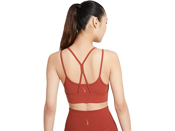 (取寄)ナイキ レディース インディ ヨガ ノベルティ ブラ SP21 Nike Women's Indy Yoga Novelty Bra SP21 Rugged Orange/Rugged Orange/Light Sienna