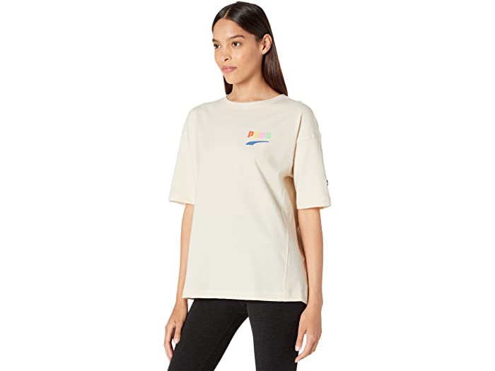 (取寄)プーマ レディース ダウンタウン グラフィック ティー PUMA Women's Downtown Graphic Tee Eggnog