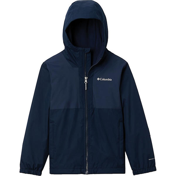 (取寄)コロンビア トドラー ボーイズ レイニー トレイルズ フリース ライン ジャケット Columbia Toddler Boys Rainy Trails Fleece Lined Jacket Collegiate Navy/Collegiate Navy Slub