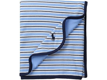 (取寄)ポロ ラルフローレン ボーイズ キッズ ストライプド コットン ブランケット Polo Ralph Lauren Boy's Kids Striped Cotton Blanket Suffield Blue Multi
