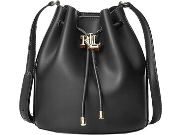 (取寄)ローレン ラルフローレン レディース スーパー スムース レザー 19 ドローストリング ミディアム LAUREN Ralph Lauren Women's Super Smooth Leather Andie 19 Drawstring Medium Black