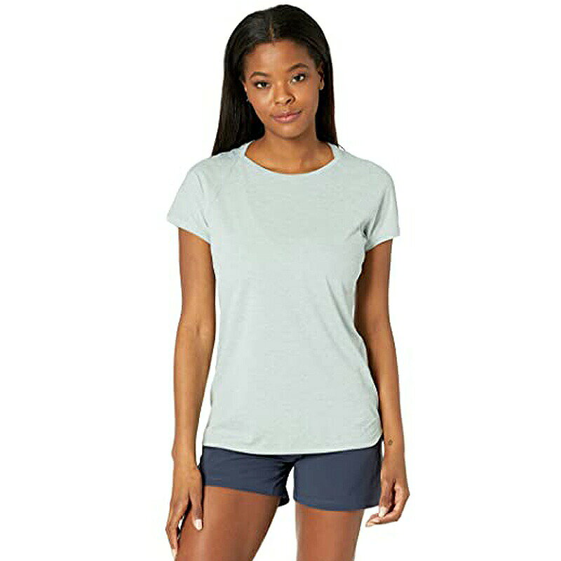 アークテリクス Tシャツ レディース 半袖 ライトブルー 水色 速乾 UVカット ジョギング ランニング アウトドア ティーマ クルー シャツ - ウィメンズ Arc'teryx Women's Taema Crew Shirt - Women's Immersion Heather 送料無料