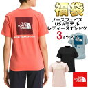 楽天スウィートラグノースフェイス Tシャツ 福袋 レディース 3枚セット USAモデル THE North Face 半袖Tシャツ 3点セット 送料無料 レディース ブランド 福袋 2024 予約 2023 取寄 まとめ買い お得 お楽しみ袋 冬 冬服 冬セット