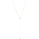 シャシ ネックレス レディース ソリティア ラリアット ネックレス Gold レディース アクセサリ 送料無料 Shashi Solitaire Lariat ...