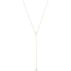 シャシ ネックレス レディース ソリティア ラリアット ネックレス Gold レディース アクセサリ 送料無料 Shashi Solitaire Lariat Necklace