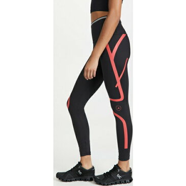(取寄)アディダス バイ ステラ マッカートニー レディース トゥルーピース ロング タイト プライムブルー レギンス adidas by Stella McCartney Women's Truepace Long Tight Primeblue Leggings Black ActivePink