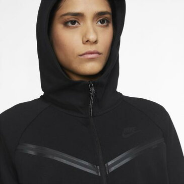 (取寄)ナイキ レディース NSW テック フリース WR FZ フーディ Nike Women's NSW Tech Fleece WR FZ Hoodie Black Black