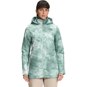 (取寄)ノースフェイス ウィメンズ プリンテッド タンブレロ パーカー The North Face Women's Printed Tamburello Parka Jadeite Green Color Spray Print