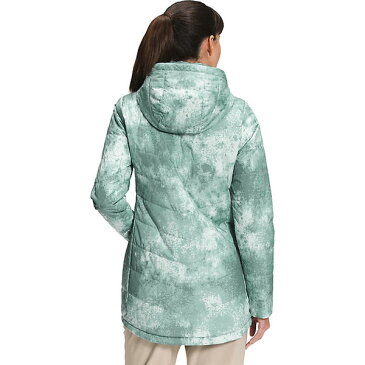 (取寄)ノースフェイス ウィメンズ プリンテッド タンブレロ パーカー The North Face Women's Printed Tamburello Parka Jadeite Green Color Spray Print