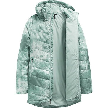 (取寄)ノースフェイス ウィメンズ プリンテッド タンブレロ パーカー The North Face Women's Printed Tamburello Parka Jadeite Green Color Spray Print