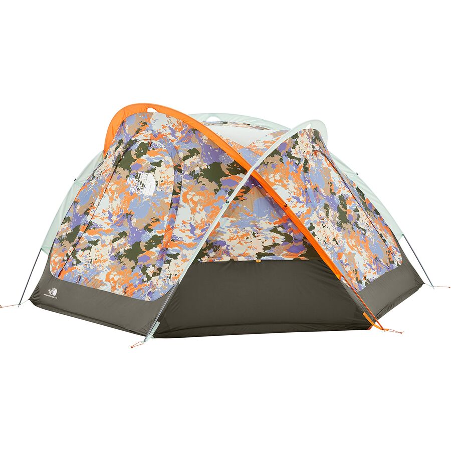 (取寄)ノースフェイス ホームステッド ドーミー 3 テント スリーパーソン スリーシーズン The North Face Homestead Domey 3 Tent: 3-Person 3-Season Sweet Lavender Cloud Camo Print/New Taupe Green