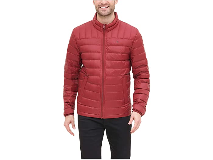 (取寄)トミー ヒルフィガー メンズ パッカブル ダウン ジャケット アンド ビッグ アンド トール Tommy Hilfiger Men's Packable Down Jacket (Regular and Big & Tall Sizes) Red