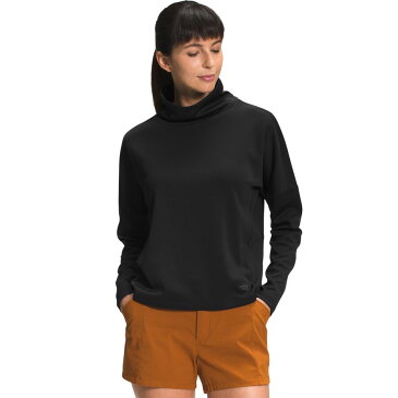 (取寄)ノースフェイス レディース EA ベイスン ファンネル ネック ロングスリーブ トップ - ウィメンズ The North Face Women's EA Basin Funnel Neck Long-Sleeve Top - Women's TNF Black