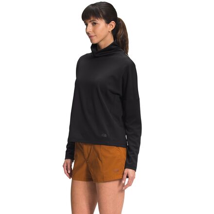 (取寄)ノースフェイス レディース EA ベイスン ファンネル ネック ロングスリーブ トップ - ウィメンズ The North Face Women's EA Basin Funnel Neck Long-Sleeve Top - Women's TNF Black