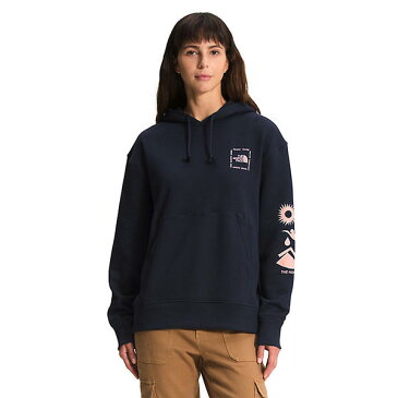 (取寄)ノースフェイス ウィメンズ ヒマラヤ ボトル ソース プルオーバー フーディ The North Face Women's Himalayan Bottle Source Pullover Hoodie Aviator Navy