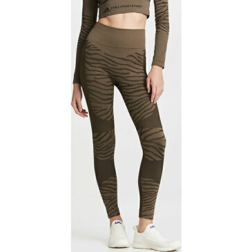 (取寄)アディダス バイ ステラ マッカートニー レディース aSMC トゥルーパーパス シームレス タイツ adidas by Stella McCartney Women's Asmc Truepurpose Seamless Tights DarkKhaki