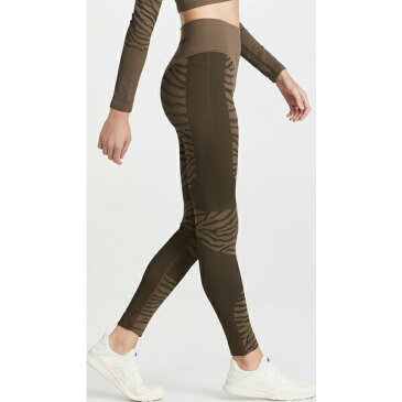 (取寄)アディダス バイ ステラ マッカートニー レディース aSMC トゥルーパーパス シームレス タイツ adidas by Stella McCartney Women's Asmc Truepurpose Seamless Tights DarkKhaki