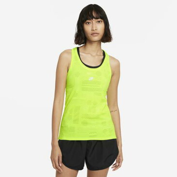 (取寄)ナイキ レディース ドライフィット エア タンク Nike Women's Dri-FIT Air Tank Volt Silver