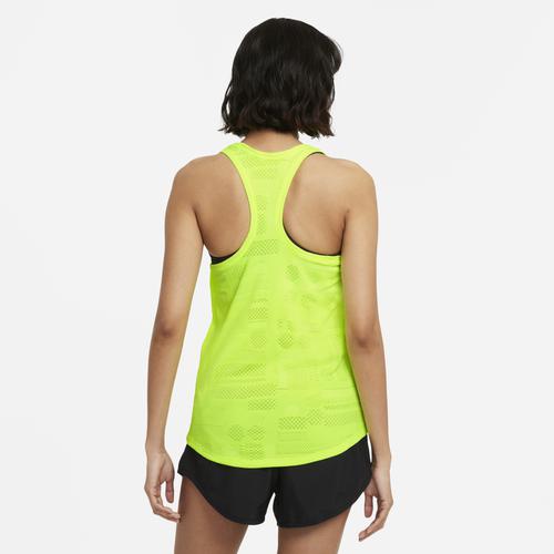 (取寄)ナイキ レディース ドライフィット エア タンク Nike Women's Dri-FIT Air Tank Volt Silver