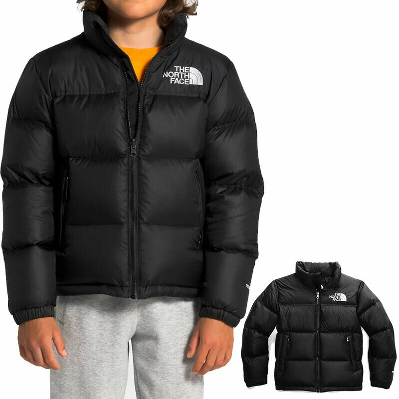 ノースフェイス ダウン キッズ ダウンジャケット 1996 レトロ ヌプシ ジャケット 黒 男の子 女の子 The North Face Youth 1996 Retro Nuptse Jacket TNF Black 送料無料