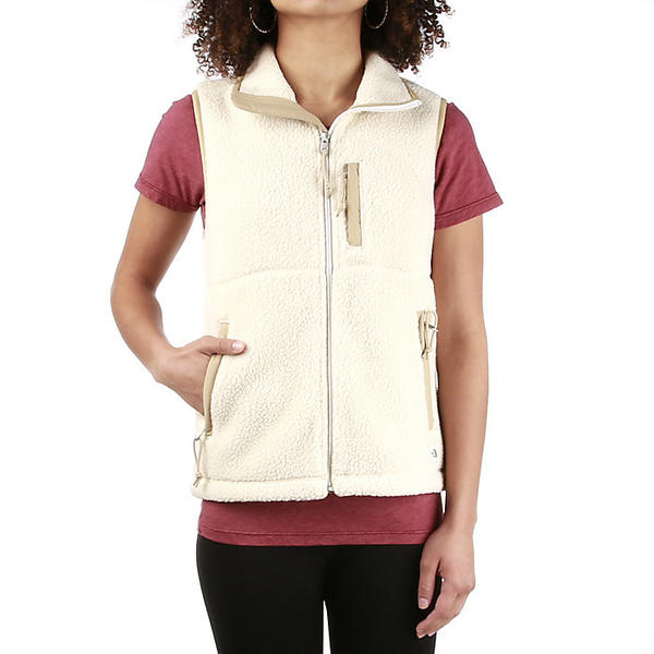 (取寄)ノースフェイス ウィメンズ クラグモント フリース ベスト The North Face Women's Cragmont Fleece Vest Bleached Sand / Hawthorne Khaki