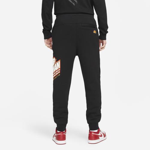 (取寄)ナイキ メンズ ジャンプマン フリース パンツ Nike Men's Jumpman Fleece Pants Black Pollen