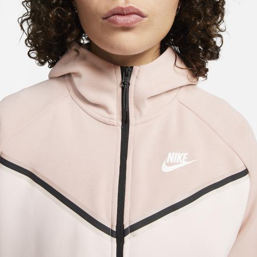 (取寄)ナイキ レディース NSW テック フリース WR フルジップ フーディ Nike Women's NSW Tech Fleece WR Full-Zip Hoodie Pink