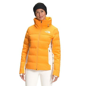 (取寄)ノースフェイス ウィメンズ アムリ ダウンジャケット The North Face Women's Amry Down Jacket Brushfire Orange / Gardenia White
