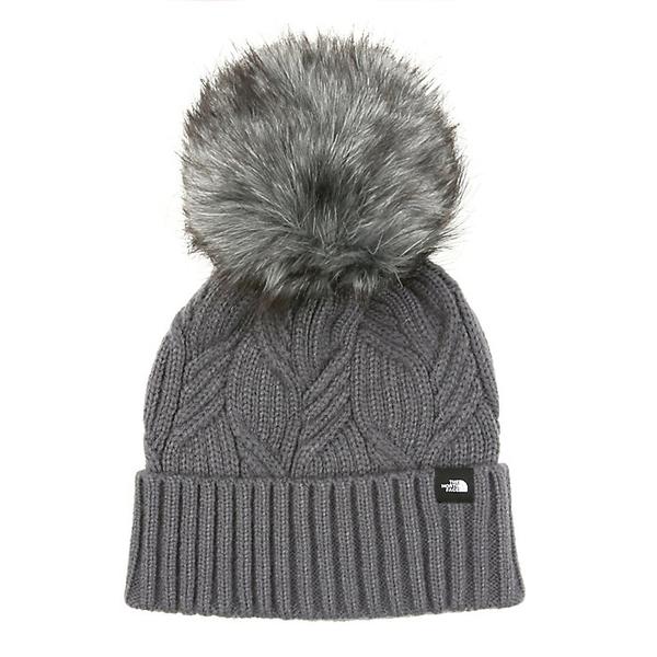 (取寄)ノースフェイス キッズ オーメガ ファー ポン ビーニー The North Face Youth Oh-Mega Fur Pom Beanie Vanadis Grey