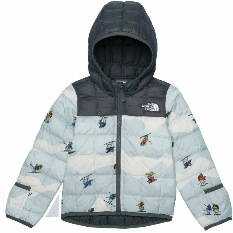 ノースフェイス ダウン ベビー キッズ 中綿ジャケット 0歳 1歳 2歳 (3か月 6か月 12か月 18か月) アウター サーモボール エコ パーカー 防寒 ベビー服 インファント 赤ちゃん 子供服 男の子 女の子 お祝い プレゼント North Face Little Yetis Print ThermoBall Eco Hoodieのサムネイル