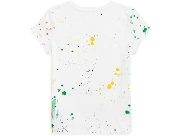 (取寄)ポロ ラルフローレン ガールズ キッズ ポロ ベアー コットン ジャージ ティー (ビッグ キッズ) Polo Ralph Lauren Girl's Kids Polo Bear Cotton Jersey Tee (Big Kids) White