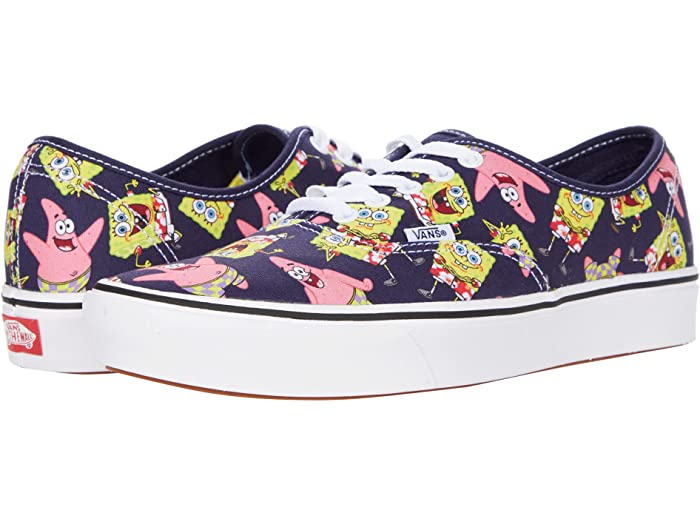 バンズ スニーカー ユニセックス X スポンジボブ コレクション ローカット シューズ ネイビー 紺 Vans Unisex X SpongeBob Sneaker Collection (Spongebob) Alohabob (Comfycush Authentic)