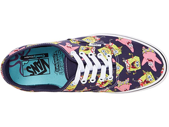 バンズ スニーカー ユニセックス X スポンジボブ コレクション ローカット シューズ ネイビー 紺 Vans Unisex X SpongeBob Sneaker Collection (Spongebob) Alohabob (Comfycush Authentic)