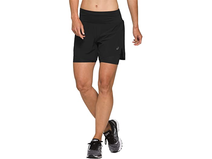 (取寄)アシックスレディースロード2イン15.5ショーツASICSWomen'sRoad2-in-15.5ShortsPerformanceBlack